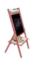 Tablica obrotowa kredowa z rolką papieru różowa. Wydawca: 3toysm. SmakLiter.pl Opakowanie Tablica obrotowa kredowa z rolką papieru różowa