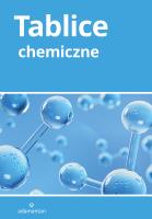 Tablice chemiczne. Autor: Mizerski Witold. SmakLiter.pl Okładka książki Tablice chemiczne