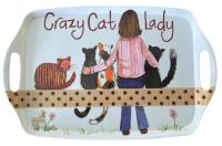 Opakowanie Taca duża Crazy Cat Lady Kociara