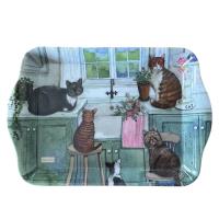 Opakowanie Taca mała Koty w kuchni