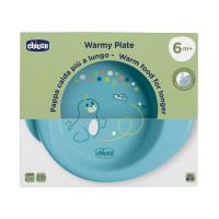Opakowanie Talerz podgrzewany turkusowy 6m+