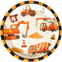 Talerze papierowe plac budowy 8szt. Wydawca: ARPEX. SmakLiter.pl Opakowanie Talerze papierowe plac budowy 8szt