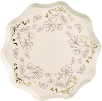 Talerzyki Kwiaty 20cm 6szt. Wydawca: PartyDeco. SmakLiter.pl Opakowanie Talerzyki Kwiaty 20cm 6szt