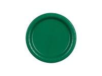 Opakowanie Talerzyki papierowe ciemny zielony 18cm 6szt