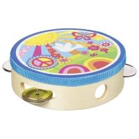 Tamburyn z dzwoneczkami Sunshine. Wydawca: Goki. SmakLiter.pl Opakowanie Tamburyn z dzwoneczkami Sunshine