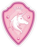 Tarcza rycerska z jednorożcem. Wydawca: PAPO. SmakLiter.pl Opakowanie Tarcza rycerska z jednorożcem