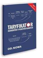 Taryfikator mandatow i punktów karnych - III 2022. Autor: Anna Prus. SmakLiter.pl Okładka książki Taryfikator mandatow i punktów karnych - III 2022