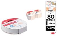 Taśma dwustronna 80mic 25mmx33m (6szt). Wydawca: MP Main Paper. SmakLiter.pl Opakowanie Taśma dwustronna 80mic 25mmx33m (6szt)