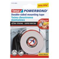 Opakowanie Taśma dwustronna Tesa Powerbond Ultra Strong biała 1,5mx19mm