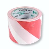 Taśma ostrzegawcza biało-czerwona 75mmx100m. Wydawca: PENWORD. SmakLiter.pl Opakowanie Taśma ostrzegawcza biało-czerwona 75mmx100m