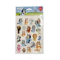 Tataże zmywalne Bluey 40szt. Wydawca: MICKI. SmakLiter.pl Opakowanie Tataże zmywalne Bluey 40szt