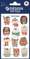 Opakowanie Tatuaże bożonarodzeniowe dla dzieci - zwierzęta