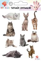 Opakowanie Tatuaże zmywalne dla dzieci Koty i kotki