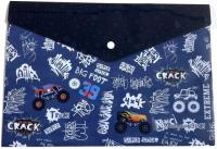 Opakowanie Teczka A4+ plastikowa z klipsem Monster Truck