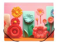 Opakowanie Teczka A4 PP na gumkę z nadrukiem Modern Flowers