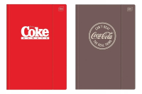 Opakowanie Teczka A4 z gumką Hybrid Coca Cola (10szt)