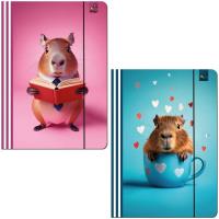 Teczka A4 z gumką Kapibara mix. Wydawca: Bee-bee. SmakLiter.pl Opakowanie Teczka A4 z gumką Kapibara mix