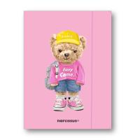 Teczka A4+ z gumką Teddies&Miś Urszula. Wydawca: Narcissus. SmakLiter.pl Opakowanie Teczka A4+ z gumką Teddies&Miś Urszula