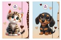 Opakowanie Teczka A4 z gumką The Sweet Pets mix