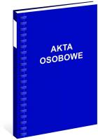 Opakowanie Teczka akt osobowych A4 bigowana niebieska (10szt)