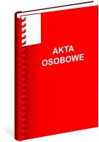 Opakowanie Teczka akt osobowych A4 czerwona (10szt)