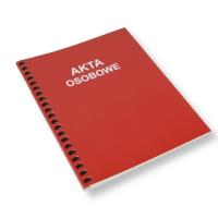 Teczka Akta osobowe T1 czerwona. Wydawca: PENWORD. SmakLiter.pl Opakowanie Teczka Akta osobowe T1 czerwona