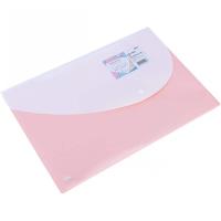 Teczka kopertowa na zatrzask PP Macaron róż DELI. Wydawca: DELI. SmakLiter.pl Opakowanie Teczka kopertowa na zatrzask PP Macaron róż DELI