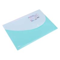 Teczka kopertowa na zatrzask PP Macaron ziel DELI. Wydawca: DELI. SmakLiter.pl Opakowanie Teczka kopertowa na zatrzask PP Macaron ziel DELI