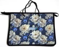 Opakowanie Teczka-torba A4+ zapinana na zamek z rączką Kwiaty