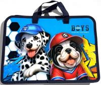 Opakowanie Teczka-torba A4+ zapinana na zamek z rączką Pieski