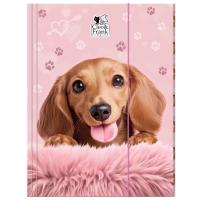 Opakowanie Teczka z gumką A4 Cleo i Frank (10szt)