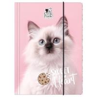 Opakowanie Teczka z gumką A4 Cleo i Frank 45 (kot) DERFORM