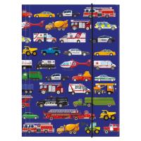 Opakowanie Teczka z gumką A4 pojazdy DERFORM