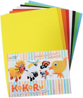 Tektura falista A4 8 arkuszy mix. Wydawca: Alfa Pastello. SmakLiter.pl Opakowanie Tektura falista A4 8 arkuszy mix