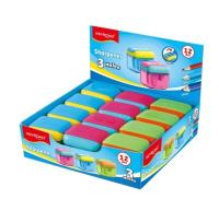 Opakowanie Temperówka plastikowa potrójna pojemnik (12szt)