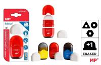 Temperówka podwójna z pojemnikiem i pokrywką MIX. Wydawca: MP Main Paper. SmakLiter.pl Opakowanie Temperówka podwójna z pojemnikiem i pokrywką MIX