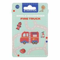 Temperówka pojedyncza Straż Pożarna. Wydawca: Starpak. SmakLiter.pl Opakowanie Temperówka pojedyncza Straż Pożarna