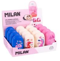 Opakowanie Temperówko-Gumka Capsule Flowicorn (16szt) MILAN