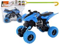 Terenówka pchacz quad XC niebieski. Wydawca: Leantoys. SmakLiter.pl Opakowanie Terenówka pchacz quad XC niebieski