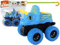 Terenówka pchacz Triceratops niebieski. Wydawca: Leantoys. SmakLiter.pl Opakowanie Terenówka pchacz Triceratops niebieski