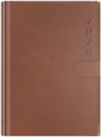 Opakowanie Terminarz 2026 B6 lux z zapinką brązowy