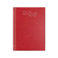 Opakowanie Terminarz 2026 B6 standard czerwony