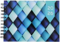 Opakowanie Terminarz 2026 dzienny A5 notes poziomy MIX