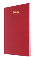 Opakowanie Terminarz 2026 Dzienny B6 Divas bordo
