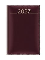 Opakowanie Terminarz 2027 B6 Madrid bordowy