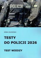 Okładka książki Testy do Policji 2026 Test wiedzy