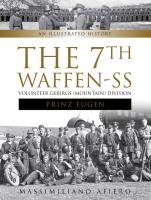 Okładka książki The 7th Waffen- SS Volunteer Gebirgs (Mountain) Division 'Prinz Eugen'