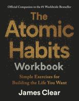 Okładka książki The Atomic Habits. Workbook