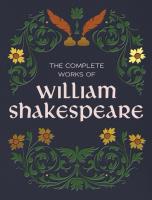 Okładka książki The Complete Works of William Shakespeare