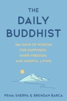 The Daily Buddhist. Autor: Sherpa Pema, Barca Brendan. SmakLiter.pl Okładka książki The Daily Buddhist
